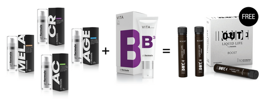 Mela Recovery, VITA B3, Liquid Life Boost Offer