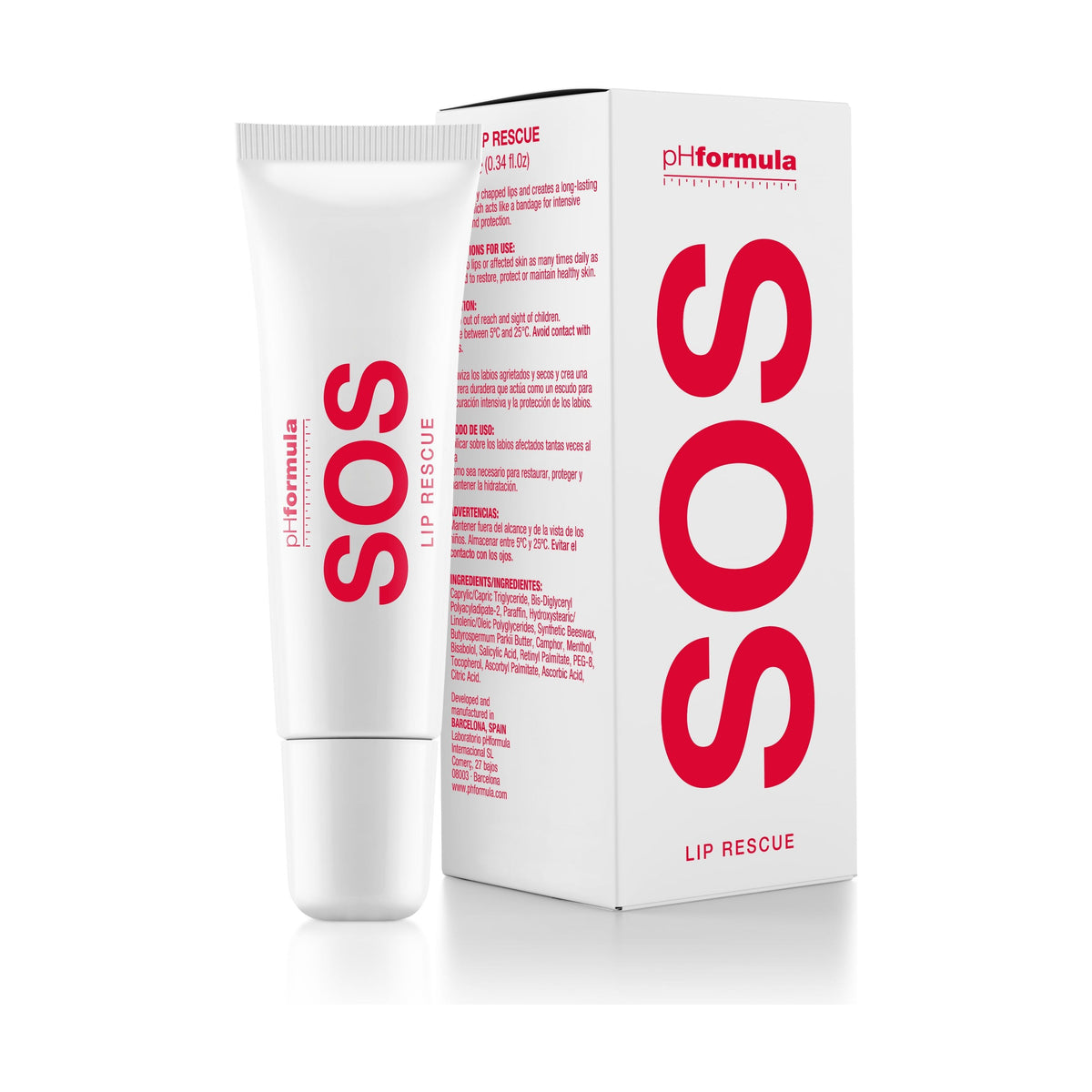 SOS Lip Rescue 10ml Tube
