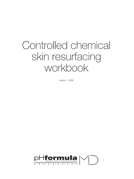 Controlled Chemical Skin resurfacing workbook MD