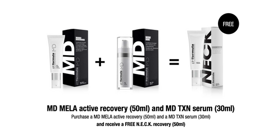 MD Mela Active  Recovery + MD TXN Serum
